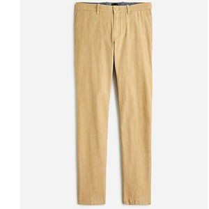J. Crew 484 Slim-fit chino pant in stretch slub cotton blend - 31x32 - Light Tan